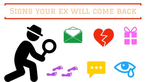 There are many signs your ex will eventually come back. But they aren't as visible as you may think. They are usually predetermined prior to the breakup as opposed to after. And the reason for that is your pre-breakup persona - the way you were as a person and the quality of your relationship. Breakup Advice, 12 Signs, Want You Back, Gone For Good, Someone New, New Relationships, The Way You Are, Emotional Support, Back To The Future