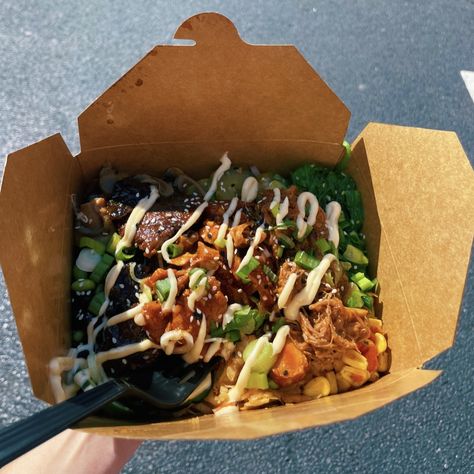 power poke bowl from chef j’s latin dragon food truck Poke Bowl Food Truck, Poke Food Truck, Asian Food Truck, Dragon Food, Poke Recipe, Poke Bowls, Bowl Food, Poke Bowl, Food Bowl