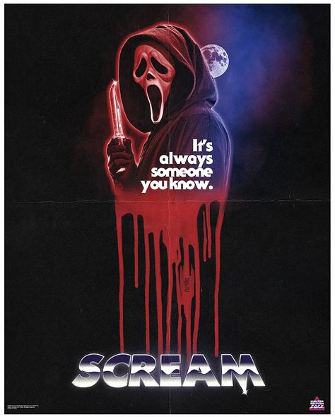 Scream 5 Poster, Scream Movie Poster, Scream 5, Scream Franchise, Neve Campbell, Ghostface Scream, Horror Movie Icons, Horror Artwork, The Scream