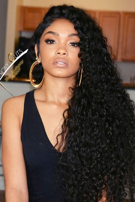 Long Curly Weave ❤️ If you are looking for the trendiest weave hairstyles, you should read this post till the end. You will get to know how you can sport weaves perfectly and learn some new ways of coloring them.   ❤️ See more: http://lovehairstyles.com/weave-hairstyles-ideas/ #weavehairstyles #naturalhairstyles #hairtype Long Curly Weave, Curly Sew In Weave, Curly Sew In, Long Weave Hairstyles, Weave Hairstyles Braided, Long Weave, Curly Weave, Vacation Hairstyles, Curly Weave Hairstyles