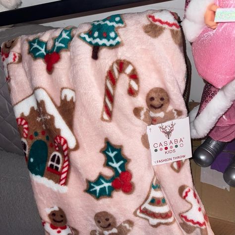 Hard To Find! Brand New With Tags, Cozy & Soft Throw Blanket. Measurements: 50”X70” Get Your Holiday Blanket Before Christmas. Chrustmas Blanket, Cozy Winter Blanket, Fluffy Christmas Blanket, Cute Soft Blankets, Chrismas Blankets, Pink Christmas Throw Blanket, Pink Christmas Gift Basket, Cute Christmas Blankets, Cute Throw Blanket