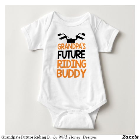 Grandpa's Future Riding Buddy Motorcycle Biker Baby Bodysuit Spirit Animal Quotes, Biker Baby, Motorcycle Baby, Cute Narwhal, Nifty Crafts, Biker Quotes, Biker Life, Biker Chick, Cameo Projects