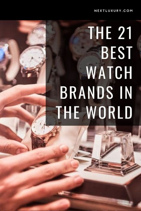 A watch is not just a timepiece to keep you on schedule. It’s also a display of elegance. However, there are so many brands out there that choosing the right one can be difficult. Build Your Own Wardrobe, Best Watch Brands, Swiss Luxury Watches, Speedmaster Professional, Swiss Luxury, Luxury Watch Brands, High End Watches, Luxury Aesthetic, Sport Watches