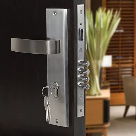 Mortise Lock Set, Computer Keys, Painting Hardware, Door Handle With Lock, Main Entrance Door Design, Main Entrance Door, Mortice Lock, Entrance Door Design, Privacy Fences