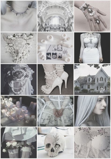 White Goth aesthetic shared by Bir Başak Kadını Dark Angelcore Aesthetic, White Goth Aesthetic, Regular Outfits, Elven Costume, Winter Goth, Hunger Games Fashion, Types Of Goth, Bubble Goth, Monochrome Aesthetic