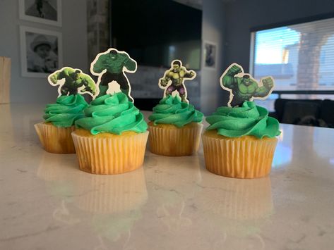 Hulk Cupcakes, Hulk Birthday Cakes, Hulk Theme, Hulk Party, Hulk Birthday, Hulk Smash, 3rd Birthday, Hulk, Cupcake Cakes