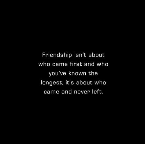 "Friendship isn't about who came first and who you've known the longest, it's about who came and never left." #InspiraCyn Longing Quotes, First They Came, Motivational Quotes, Cards Against Humanity, Instagram Post, Instagram Posts, Quotes, On Instagram, Instagram