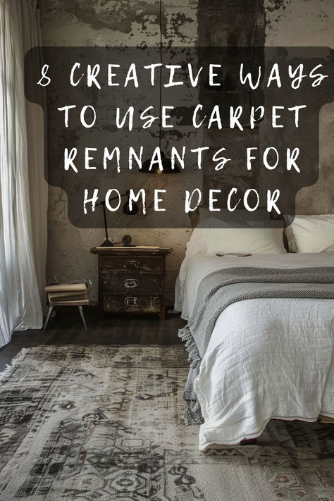 Got leftover carpet pieces? Here are 8 creative and stylish decor ideas using carpet remnants. Click to discover how to transform your space with these simple tricks! 🏡✨ #HomeDecor #CarpetRemnants #DIYDecor #CreativeIdeas #InteriorDesign Carpet Samples Crafts, Carpet Remnants Diy, Carpet Ideas Bedroom, Leftover Carpet, Carpet Remnants, Carpet Underlay, Carpet Samples, Sentimental Gifts, Simple Tricks