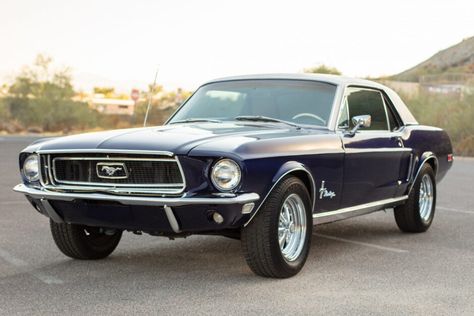 For Sale: 1968 Ford Mustang Coupe (dark blue, 289ci V8, auto) 68 Mustang Fastback, Mustang 1968, Ford Mustang 1968, 1968 Ford Mustang Fastback, 68 Mustang, Blue Mustang, Car Hub, Ford Mustang 1964, Mustang 1964