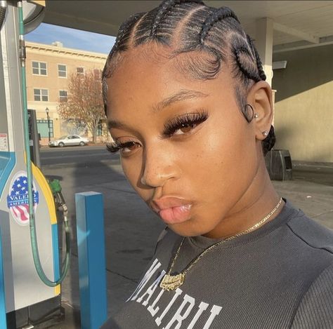 Dessi Dior, Lil Girl Hairstyles, Feed In Braids Hairstyles, Ethnic Hairstyles, Braids Hairstyles Pictures, Feed In Braid, Girls Hairstyles Braids, Natural Hair Styles Easy, Dope Hairstyles