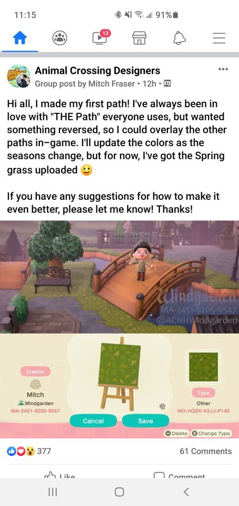 Invisible Path Acnh, Animal Crossing Collin Path, Animal Crossing Clear Path Code, Acnh Templates, Paths Acnh, Anch Ideas, Acnh Path, Nintendo Switch Animal Crossing, Acnh Inspiration