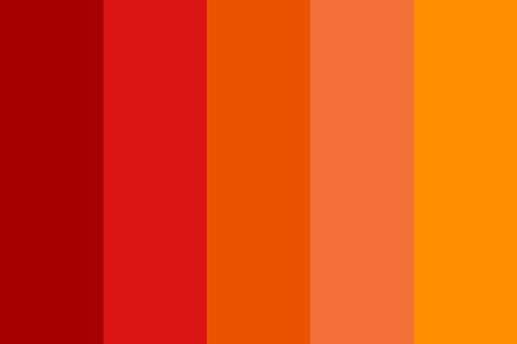 Fire in the Sky Pantone Color Combinations, Vision Board Music, Cute Color Palette, Sky Color Palette, Design Color Trends, Fire In The Sky, Palette Challenge, Warm Color Schemes, Orange Color Palettes