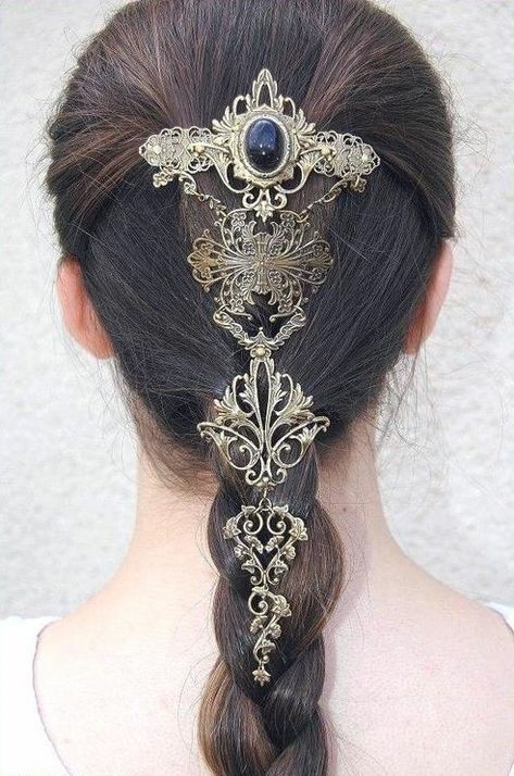 Original Characters, Wedding Updo, Fantasy Jewelry, Hair Ornaments, Fantasy Fashion, Hair Piece, Hair Comb, Headdress, Hair Jewelry