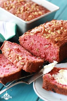 Strawberry Bread Recipes, Strawberry Bread, Diy Easy Recipes, Lunchbox Ideas, Quick Breads, Köstliche Desserts, Dessert Bread, Piece Of Cake, Frozen Strawberries