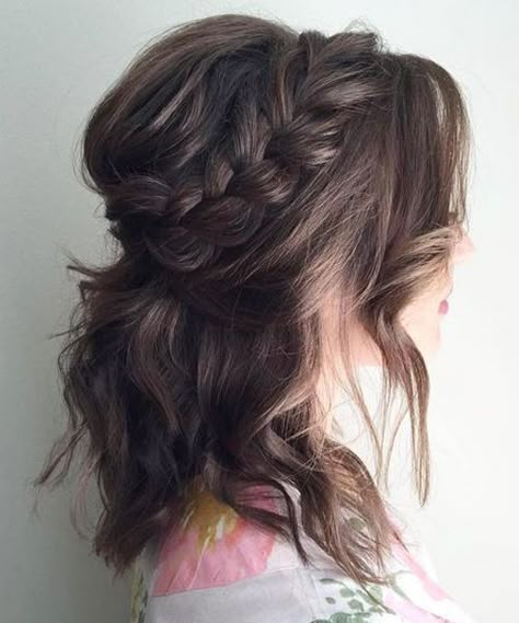 30+ Ways to Style Brown Medium Hair: Stunning Medium Length Hairstyles Medium Hairstyles For Girls, Wedding Hairstyles For Medium Hair, Romantic Wedding Hair, Special Occasion Hairstyles, Shoulder Hair, Best Wedding Hairstyles, Trendy Wedding Hairstyles, Short Wedding Hair, Penteado Cabelo Curto