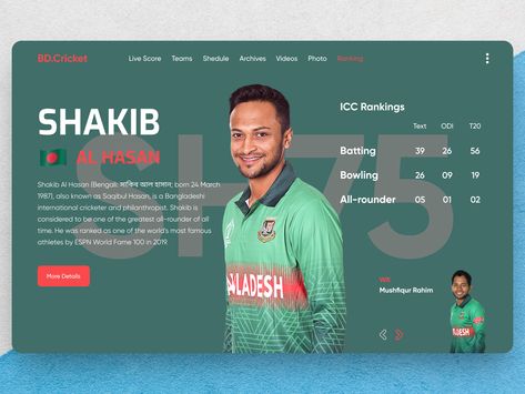 Cricket Website Design by Shahel Chowdhury Cricket Website, Powerpoint Presentation Design, Presentation Design, Powerpoint Presentation, Bowling, Global Community, Creative Professional, All About Time, Website Design