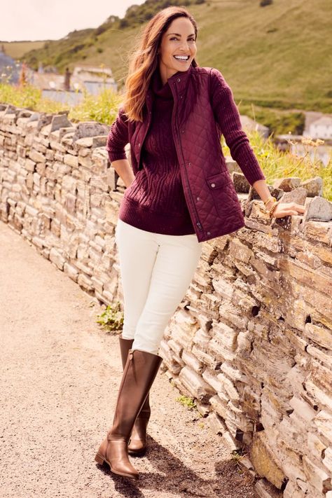 Talbots Outfits Fall 2024, Talbots Outfits, Riding Boot Outfits, Countryside Style, Stylish Outfits For Women Over 50, Burgundy Outfit, Petite Plus Size, Winter Outfit Ideas, Shop Pants