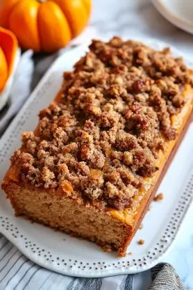 Pumpkin Streusel Bread Recipe Pumpkin Bread With Pecan Streusel Topping, Pumpkin Bread Recipe With Streusel, Pumpkin Streusel Bread Recipe, Pumpkin Bread With Pecans, Pumpkin Streusel Bread, Pumpkin Walnut Bread, Pumpkin Bread With Streusel Topping, Pumpkin Bread With Streusel, Spiced Pumpkin Bread