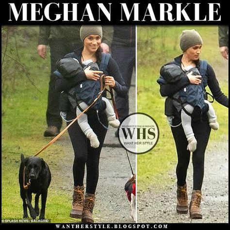 Meghan Markle in black leggings, brown hiking boots and khaki beanie #meghanmarkle #duchessofsussex #royalfamily #fashion #style #casual #hiking #royals #outfit #outdoor #outfit #kamik Royals Outfit, Madewell Beanie, Kamik Boots, Estilo Meghan Markle, Brown Hiking Boots, Meghan Markle Outfits, Outfit Outdoor, Safari Outfits, Baby Nursery Inspiration