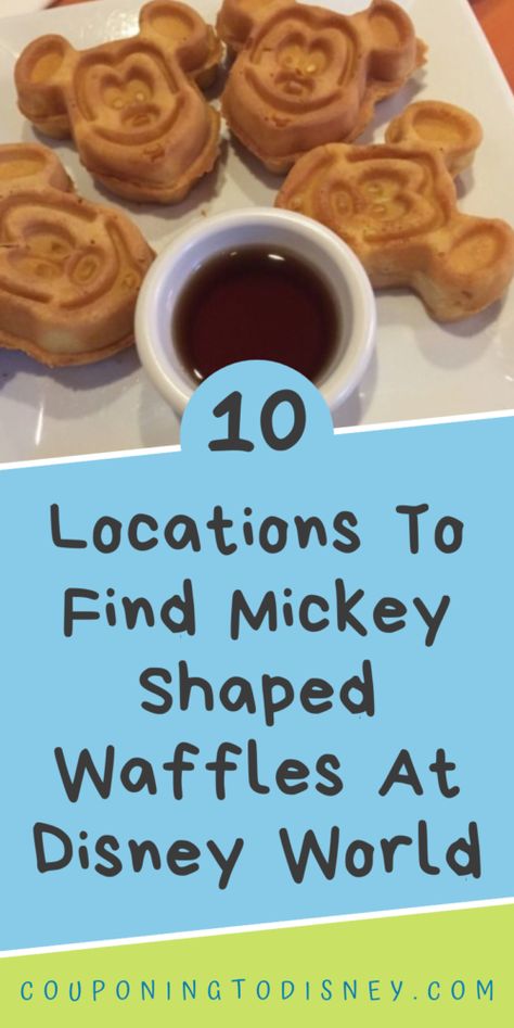 10 Locations To Find Mickey Shaped Waffles At Disney World Gf Waffles, Wdw Restaurants, Whispering Canyon Cafe, Mickey Waffles, Chef Mickey, Disney Cruise Vacation, Polynesian Resort, Disney World Restaurants, Disney World Food