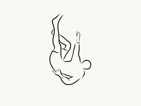 Falling. Falling Off A Cliff Drawing, Falling Pose, Someone Falling, Printmaking Ideas, Deep Drawing, Flying Tattoo, Falling Objects, Person Falling, Crazy Art