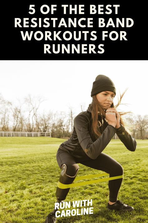 Resistance Band Exercises For Runners, Workouts For Runners, Mini Band Exercises, Strength For Runners, Resistant Band Workouts, Resistance Band Workouts, Runners Workout, Running Motivation Quotes, Strength Training For Runners