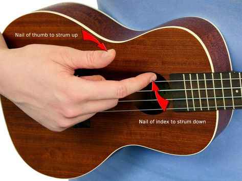 This post includes a FREE ukulele strumming patterns PDF that you can download. Includes easy videos on how to play each pattern. How To Strum A Ukulele, Ukelele Strumming, Strumming Patterns Ukulele, Playing Ukelele, Ukulele Songs Popular, Ukulele Strumming, Teaching Ukulele, Ukulele Playing, Learn Ukulele