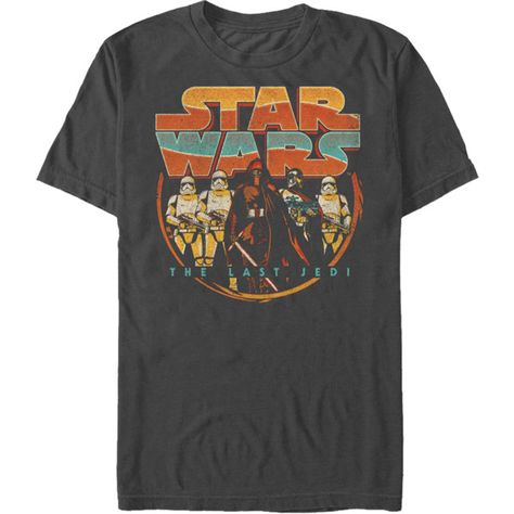 Retro Star Wars The Last Jedi T-Shirt (€30) ❤ liked on Polyvore featuring tops, t-shirts, 1980s t shirts, retro 80's t shirts, 80s tops, retro t shirts and retro tees 80s Tops, Star Wars Tee Shirts, Star Wars Cartoon, Chewie Star Wars, Fandom Graphic Print Short Sleeve T-shirt, Star Wars Vintage Tshirt, Star Wars Graphic Tees, Star Wars Boxy Tee, Star Wars Men