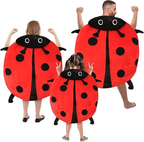 Amazon.com: Antsoldier Luvvybug Pillow Wearable Luvvybug Wearable Plush Big Bug Giant Wearable Pillow for Adults Kids Bug Pillow Wearable : Home & Kitchen Bug Pillow, Ladybug Pillow, Coral Pillows, Silk Pillowcase Hair, Vacuum Bag, Nap Pillow, The Bug, Interesting Design, Sleep Pillow