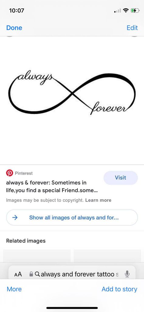 Forever And Always Infinity Tattoo, Always N Forever Tattoos, Forever Tattoo, Corn Dip, Always And Forever, Wrist Tattoos, Infinity Tattoo, Dip, Corn