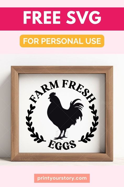 Free Chicken Svg, Free Cricut Images, Svgs Free, Chicken Svg, Farmhouse Crafts, Farm Eggs, Funny Chicken, Cute Chickens, Chicken Humor