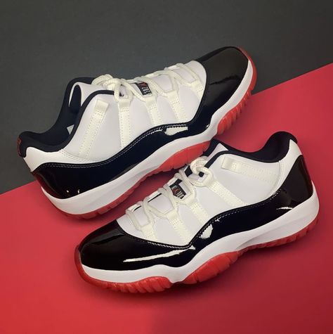 Air Jordan 11 Retro Low Concord Bred Air Jordan 11 Retro Low, Jordan 11 Retro Low, Air Jordan 11 Retro, Jordan 11 Retro, Air Jordan 11, Jordan 11, Air Jordan, Air Jordans, Red White