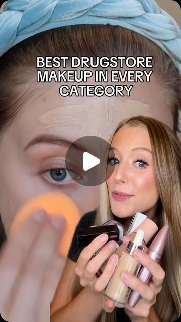 Abbey Yung on Instagram: "Search “Best Drugstore Beauty Product” on my YouTube channel for links to all of these products and full application footage!  #drugstoremakeup #drugstoremakeupproducts #bestdrugstoremakeup #drugstorefinds" Maybelline Skin Tint, Concealer Elf, Elf Halo Glow, Drugstore Highlighter, Makeup Drugstore, Lash Extension Mascara, Halo Glow, Natural Beauty Makeup, Best Drugstore Makeup