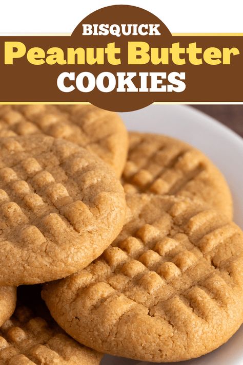 Peanut Butter Blossoms With Bisquick, Bisquick Chocolate Chip Cookies Recipes, Bisquick Peanut Butter Blossoms, Bisquick Peanut Butter Cookies, Bisquick Cookies Chocolate Chip, Bisquick Desserts, Bisquick Cookies, Peanut Butter Cookie Recipe Soft, Soft Foods To Eat