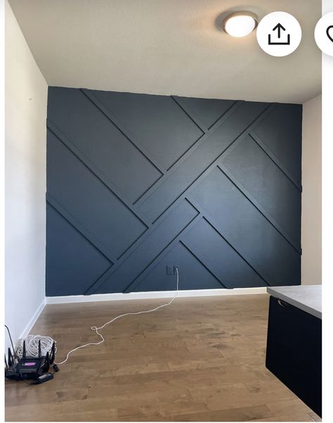 Wooden Accent Wall, Curtains Bathroom, Feature Wall Bedroom, Black Accent Walls, Accent Wall Designs, Diy Accent Wall, Deco Studio, Colors Schemes, Wood Accent Wall