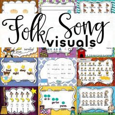 Homeschool Music, Elementary Music Lessons, Elementary Music Education, Elementary Music Teacher, Music Curriculum, Folk Songs, Music Lesson Plans, Preschool Music, Elementary Music Classroom