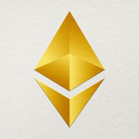 Ethereum blockchain cryptocurrency icon psd in gold open-source finance concept | premium image by rawpixel.com / Busbus Ethereum Logo, Blockchain Cryptocurrency, Coin Prices, Symbiotic Relationships, Crypto Coin, Cryptocurrency Trading, Community Engagement, Blockchain Technology, Risk Management