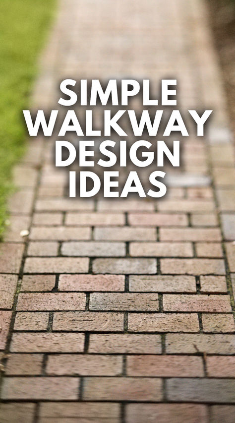 Simple Walkway Ideas for Your Home | Pathway Ideas Sidewalks Ideas Walkways, Outdoor Walkway Ideas, Stone Paths, Pathway Ideas, Residential Landscaping, Front Walk, Walkway Design, Outdoor Walkway, Walkway Ideas