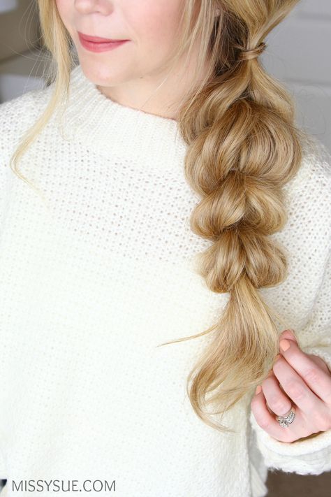 Pull Through Side Braid Side Braid Hairstyles, Long Box Braids, Side Hairstyles, Micro Braids, Trendy Wedding Hairstyles, Side Braid, Trending Hairstyles, Pull Through, Braid Styles