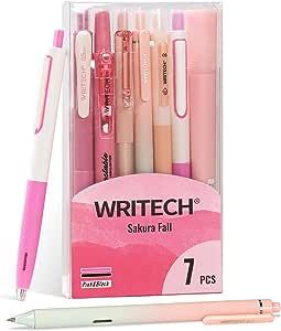 Blue Highlighter, Set Aesthetic, Purple Pen, Cute Pink Nails, Stationery Obsession, Pink Pens, Highlighter Set, Fine Point Pens, Journal Set