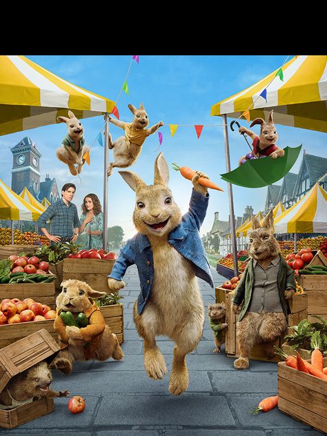 Universal Pictures International Nederland Peter Rabbit Wallpaper, Peter Rabbit Pictures, Peter Rabbit Movie, Peter Rabbit Characters, Rabbit Character, Rabbit Wallpaper, Peter Rabbit And Friends, Film Cinema, Bunny Art