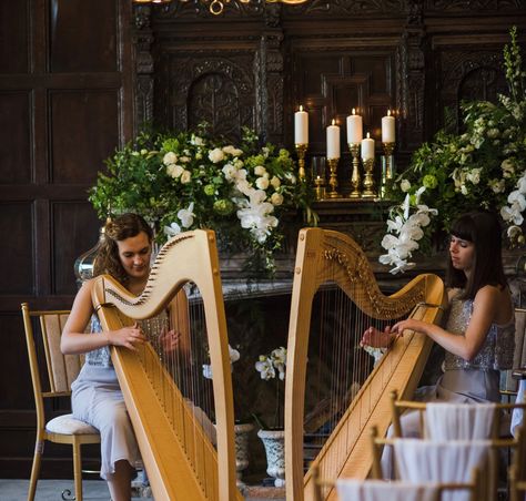 A unique harp duo that also sing! Perfect wedding entertainment in London and the surrounding areas #harpist #harpduet #twoharps #weddingmusic #weddingceremonyideas #harpistforhire #hireweddingmusicians #weddingmusicians #londonwedding Wedding Musicians, Gospel Choir, Wedding Entertainment, String Quartet, Wedding Music, London Wedding, Central London, West London, Harp