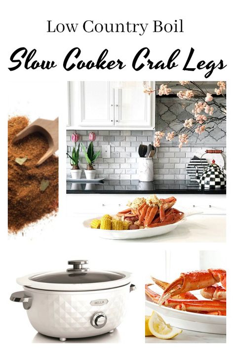 Crab Legs Crockpot, Slow Cooker Crab Boil, Instant Pot Snow Crab Legs Recipes, Cooking Frozen Crab Legs Best Way To, Snow Crab Legs Recipe Boiled, Crab Legs Boil, Crab Boil Party, Cooking Crab, Cooking Crab Legs