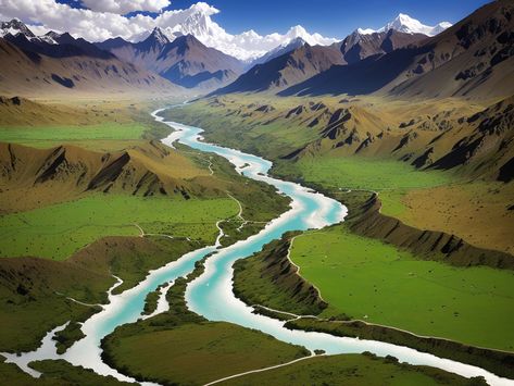 Discover Afghanistan's Natural Beauty: Wakhan Corridor Wakhan Corridor, Afghanistan Photography, Inspiring Landscapes, Hindu Kush, Silk Route, Abstract Landscape Painting, Awe Inspiring, Abstract Landscape, Landscape Paintings