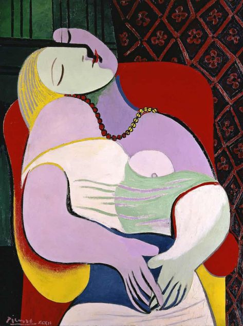 Picasso 1932: Love, Fame, Tragedy review – the year of magical painting | Pablo Picasso | The Guardian Picasso The Dream, Pablo Picasso Art, Picasso Paintings, Picasso Art, Unframed Art Prints, Hand Painted Artwork, Art Historian, Unframed Art, Cubism