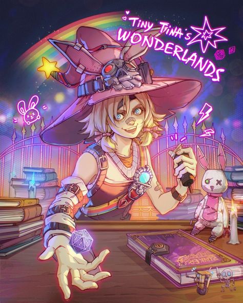 Borderlands 1, Borderlands Art, Tales From The Borderlands, Wonderland Artwork, Tiny Tina, Game Wallpaper Iphone, Video Game Fan Art, Game Pictures, Anime Artwork Wallpaper