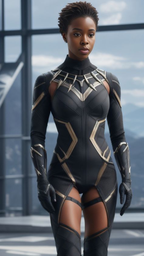 Black Panther Outfit Ideas Women, Black Panther Outfit Ideas, Black Panther Fashion, Black Panther Outfit, Black Panther Cosplay, Panthers Outfit, Women 70s, Panther Costume, Halloween Event