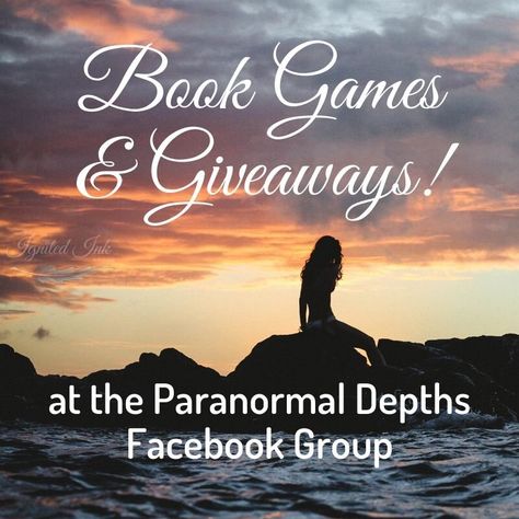 Paranormal Depths Facebook Group Author Takeover / Caitlin Berve /  https://www.ignitedinkwriting.com/events-calendar/paranormal-depths-facebook-group-author-takeover/2020 Magical Artifacts, Book Games, Book Release Party, Facebook Group Games, Book Editor, Odd Stuff, Writers Notebook, Fantasy Authors, Release Party