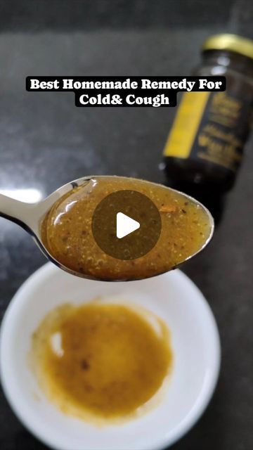 Maan's Kitchen on Instagram: "Best Homemade Remedy For Cold & Cough 🤕 🥶
Using 100% Natural Raw Honey @honeyandspiceindia 
Available @honeyandspiceindia" Remedies For Cold And Cough, Cough And Cold Remedies, Remedy For Cold, Honey Remedies, Best Cough Remedy, Homemade Cough Remedies, Dry Cough Remedies, Cold And Cough Remedies, Dry Cough