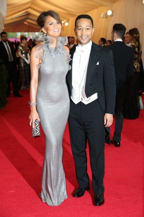 White Tie Dress Code, Ralph Lauren Formal, John Legend And Chrissy Teigen, Dress Code Guide, White Tie Event, Gala Attire, White Tie Dress, Met Gala Fashion, Christine Teigen